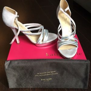 Kate Spade Vanity Sandal (Pale Pink/Silver)